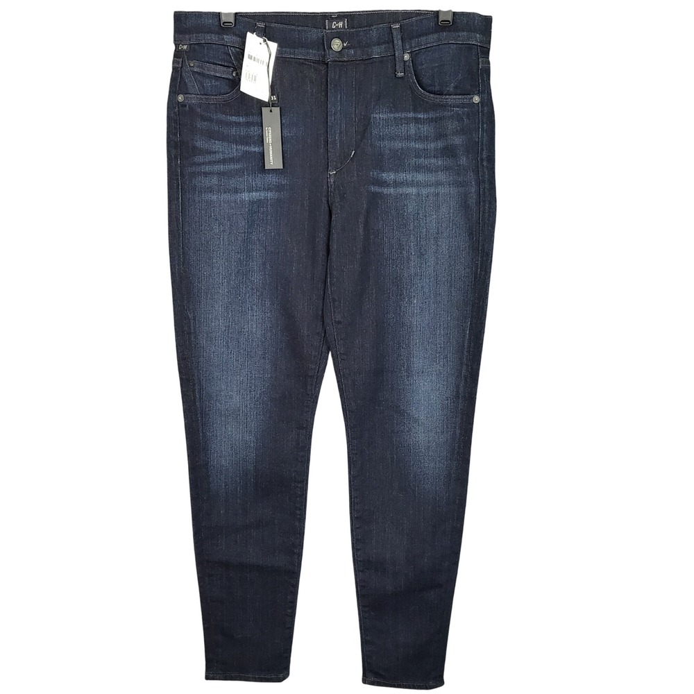 Citizens of Humanity Womens Rocket Crop‎ High Rise Skinny Petite Jeans Size 31